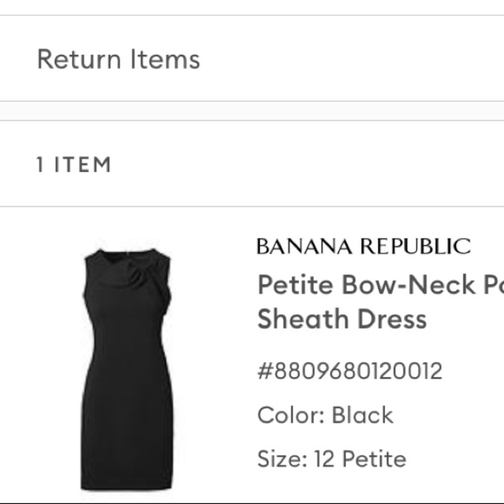 Black Ponte knot with tie dress